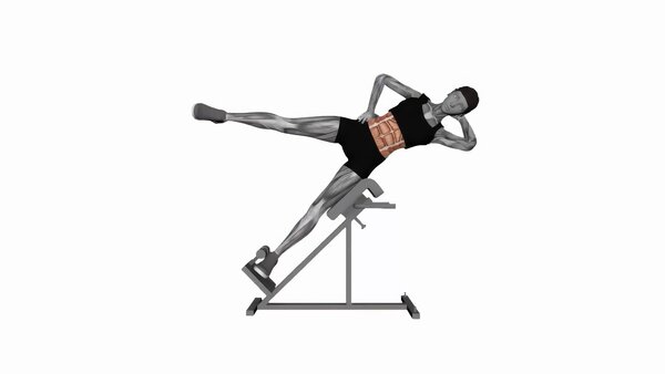 45 Degree Bicycle Twisting Crunch (Female)